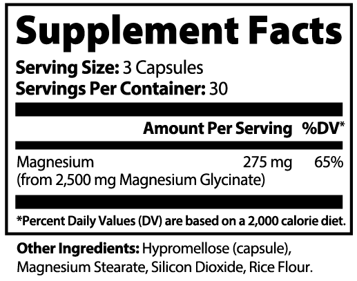 Force of Atlas Magnesium Glycinate — NIGHT RECOVERY