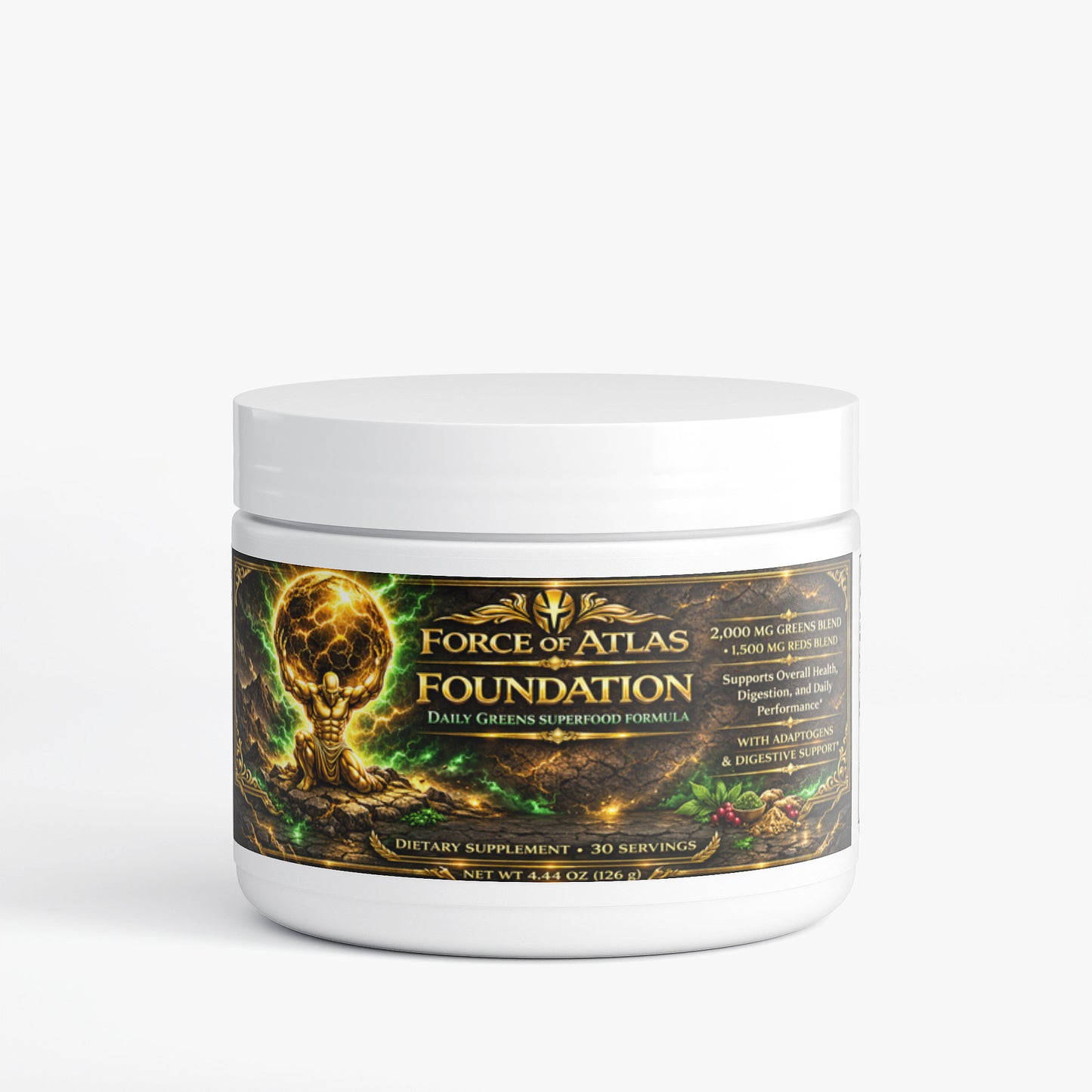 Force of Atlas Foundation – Daily Greens Superfood Formula