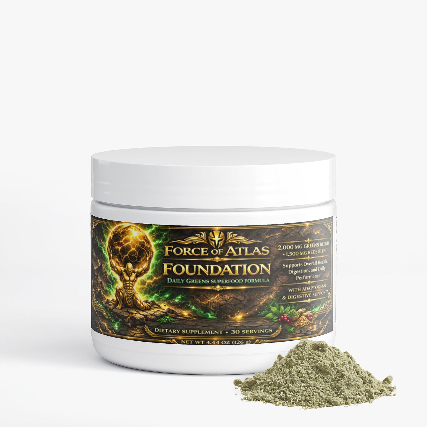 Force of Atlas Foundation – Daily Greens Superfood Formula