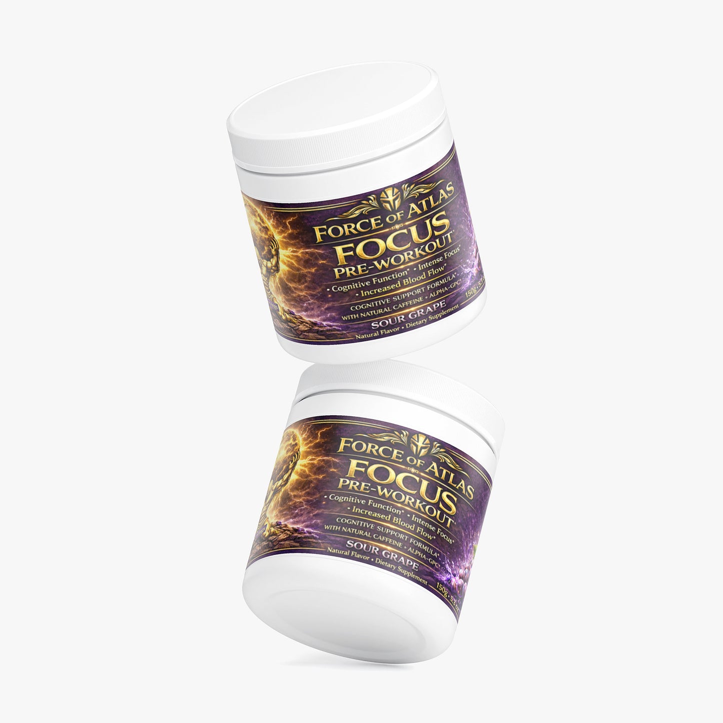 Force of Atlas Focus Pre-Workout - Sour Grape