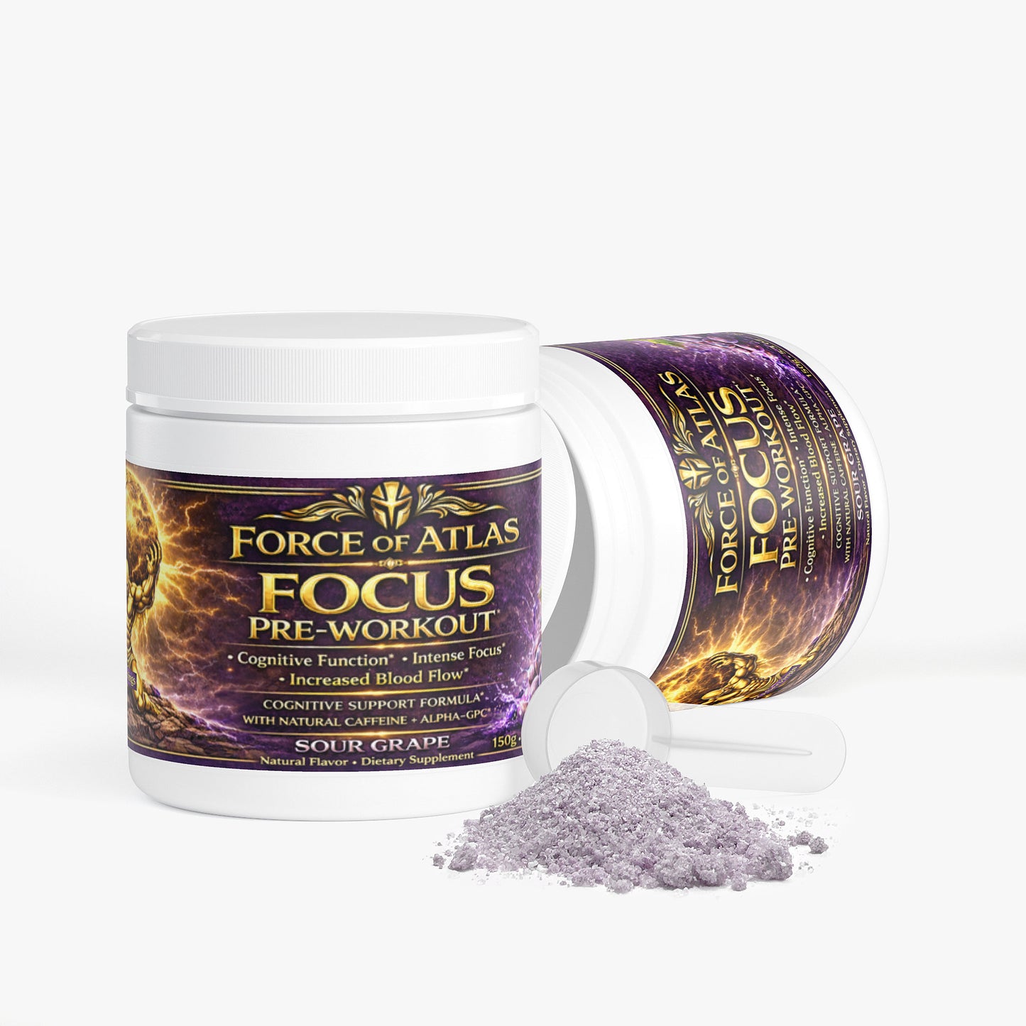 Force of Atlas Focus Pre-Workout - Sour Grape