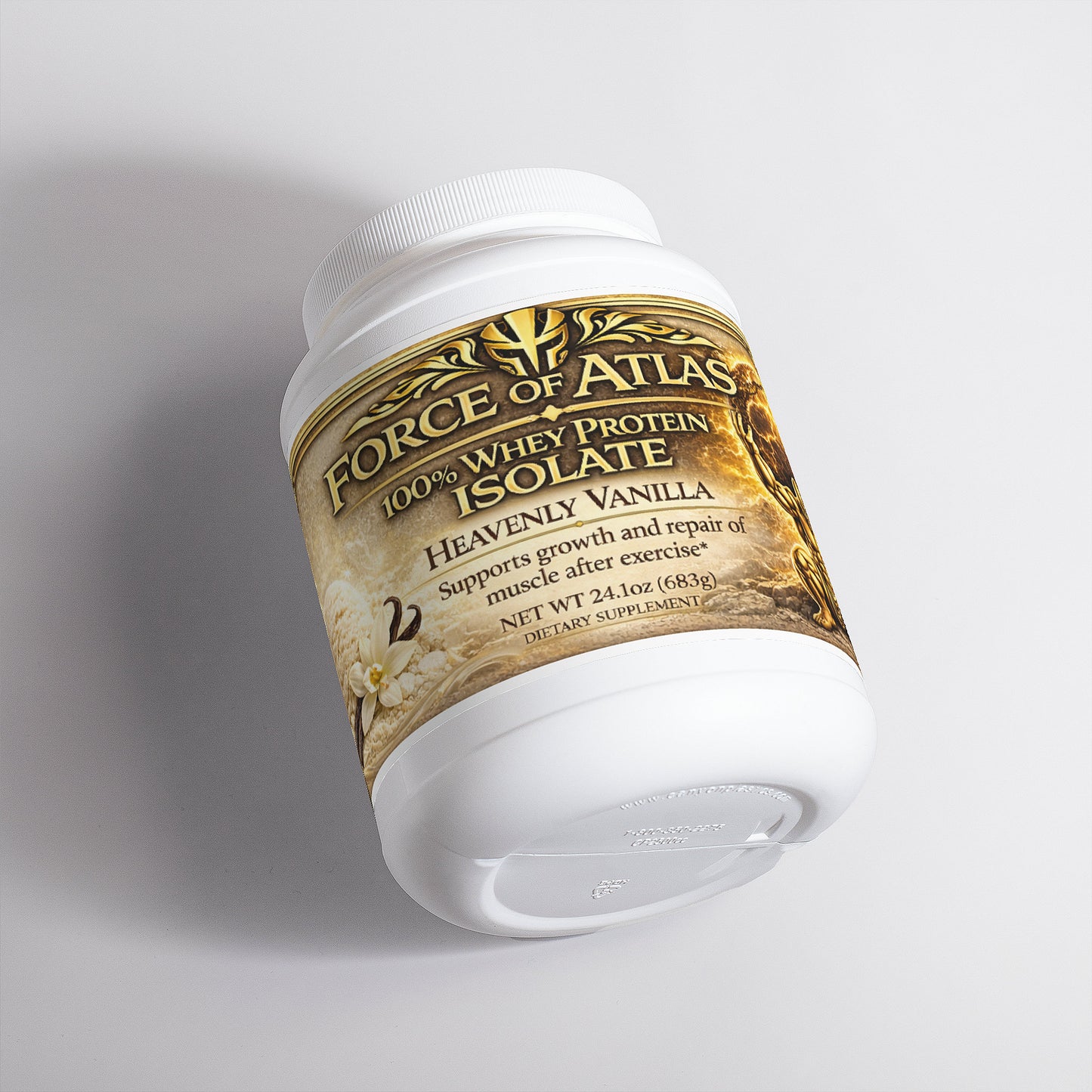 Force of Atlas Whey Protein Isolate - HEAVENLY VANILLA