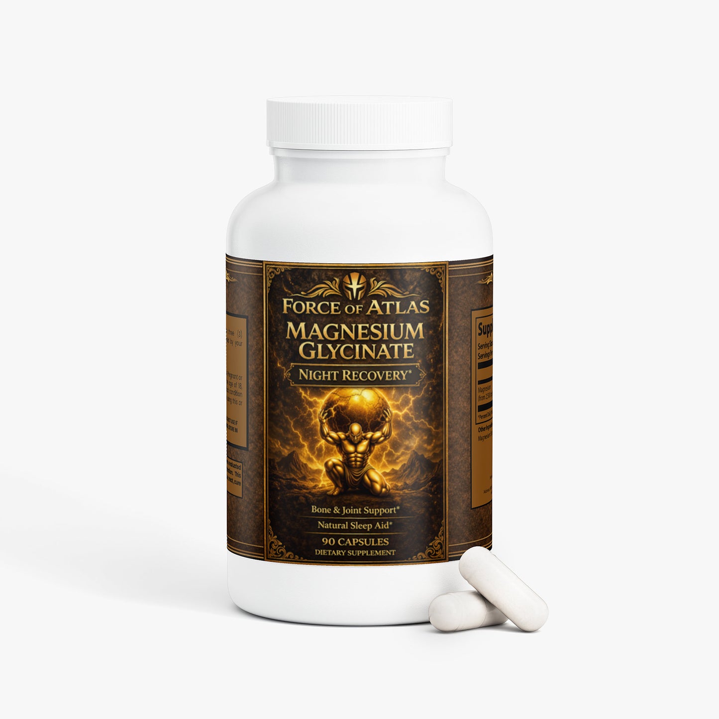 Force of Atlas Magnesium Glycinate — NIGHT RECOVERY