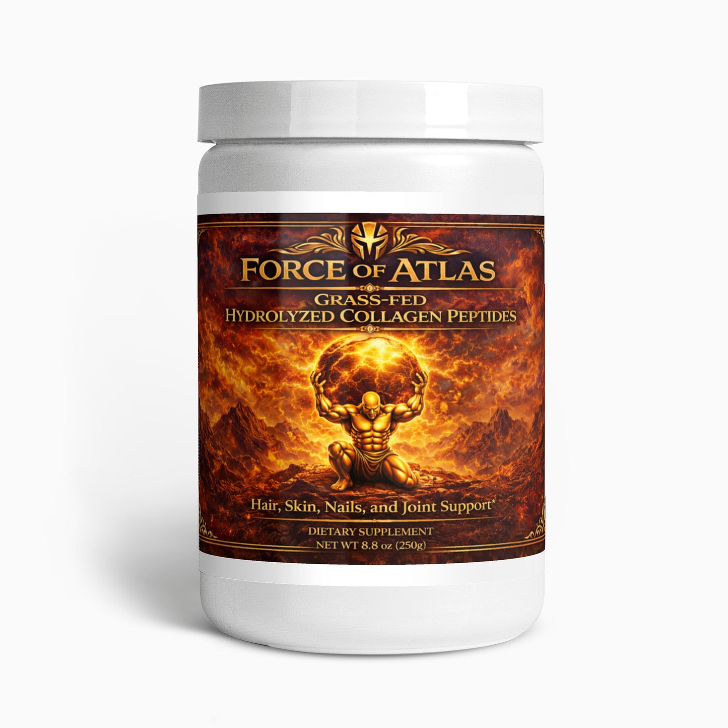 Force of Atlas: Grass-Fed Hydrolyzed Collagen Peptides