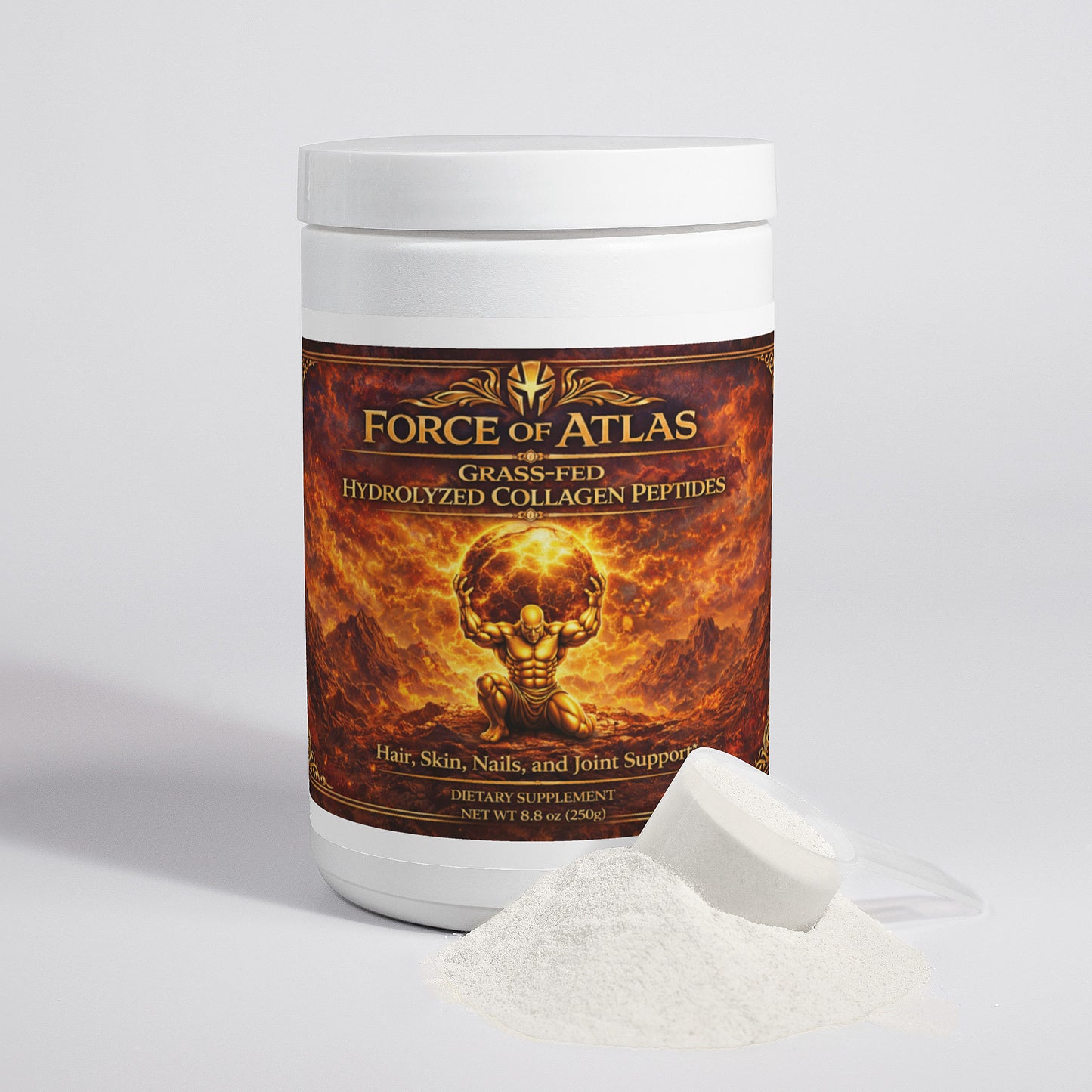 Force of Atlas: Grass-Fed Hydrolyzed Collagen Peptides