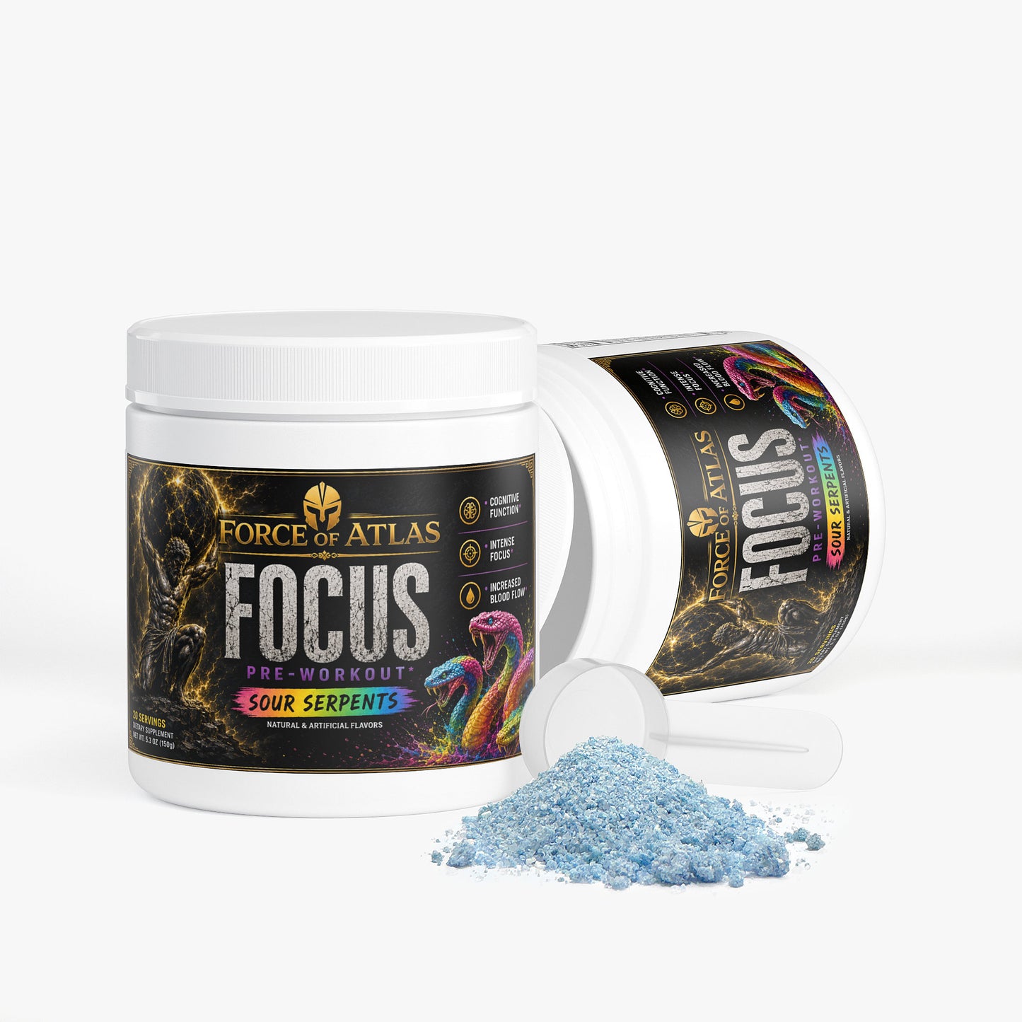 Force of Atlas Focus Pre-Workout - Sour Serpents