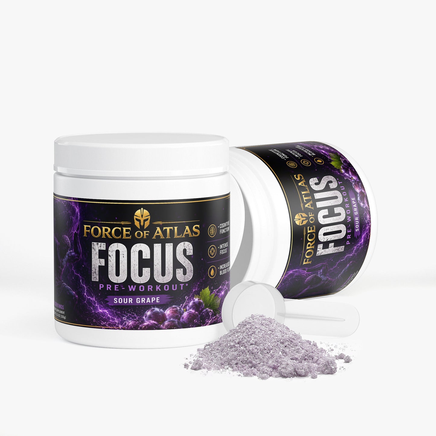 Force of Atlas Focus Pre-Workout - Sour Grape