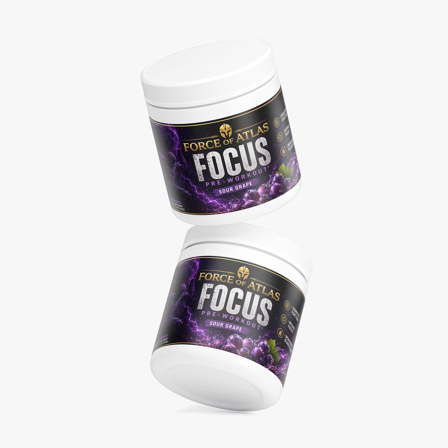 Force of Atlas Focus Pre-Workout - Sour Grape