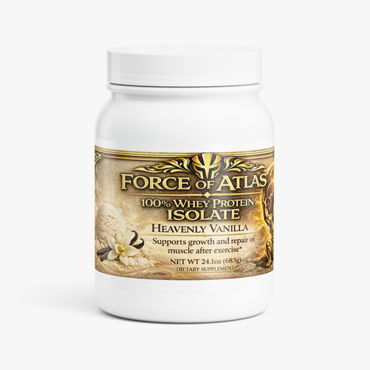 Force of Atlas Whey Protein Isolate - HEAVENLY VANILLA