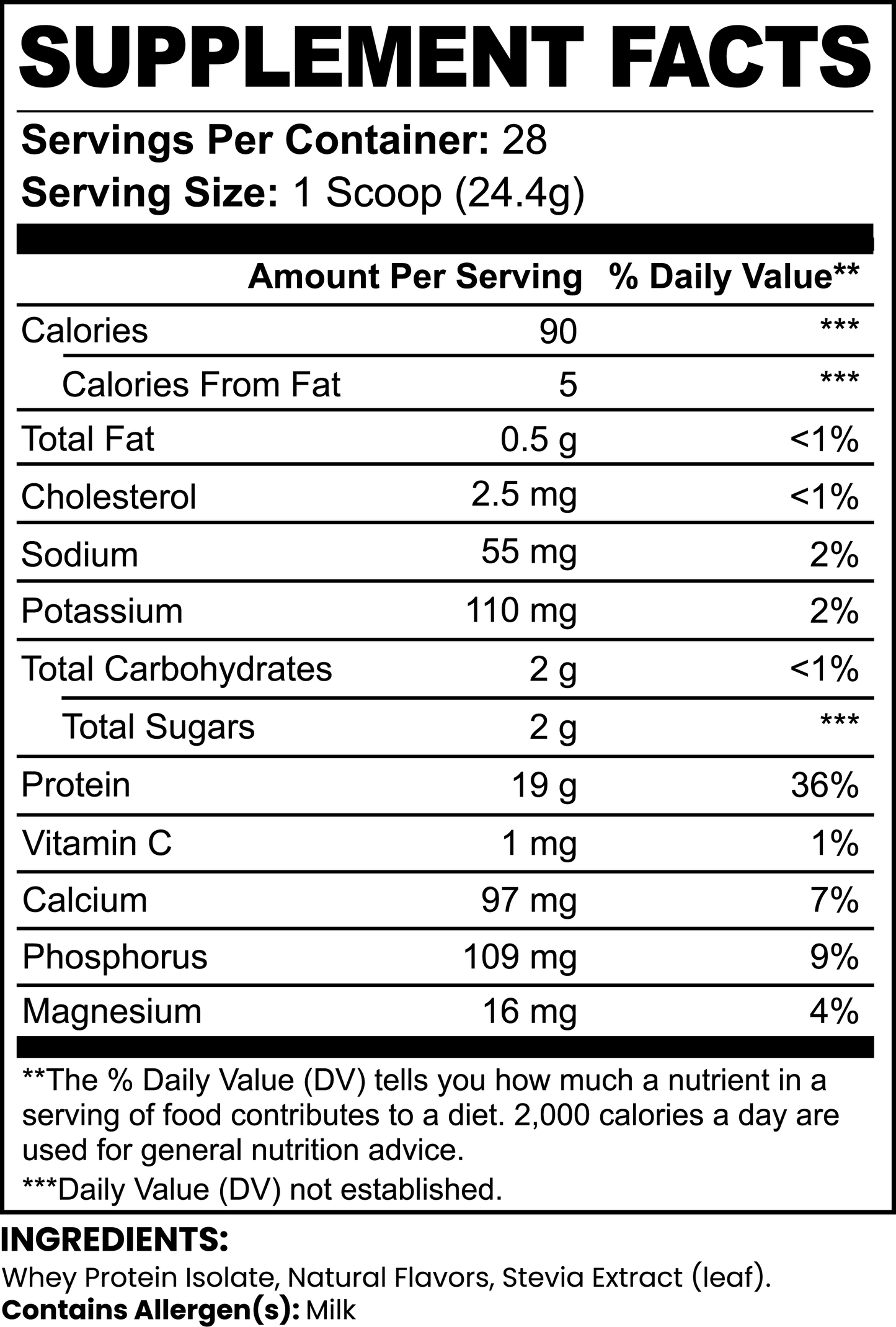 Force of Atlas Whey Protein Isolate - HEAVENLY VANILLA